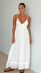 Elouise Maxi Dress - White