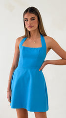 Madelyn Mini Dress - Blue