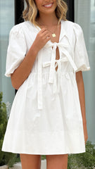 Arana Mini Dress - White