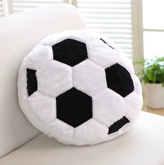 Football Plush Pillow – Soft Decorative Cushion
