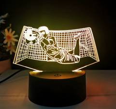Football Goalkeeper 3D Illusion LED Lamp