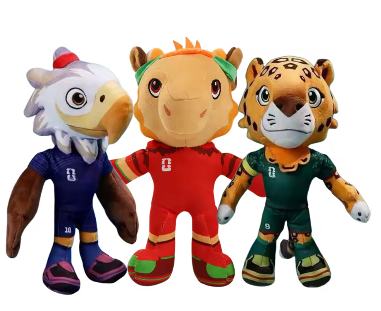 World Football Mascot Plush Doll – Multiple Variants