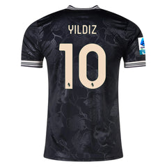 adidas Juventus Kenan Yildiz Third Jersey w/ Serie A Patch 25/26 (Black)