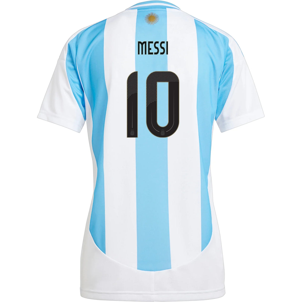 adidas Womens Argentina Lionel Messi Home Jersey 24/25 (White/Blue Burst)