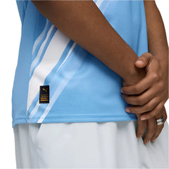 Puma Erling Haaland Manchester City Home Jersey 25/26 w/ EPL + Sponsor Patch (Team Light Blue/Puma White)
