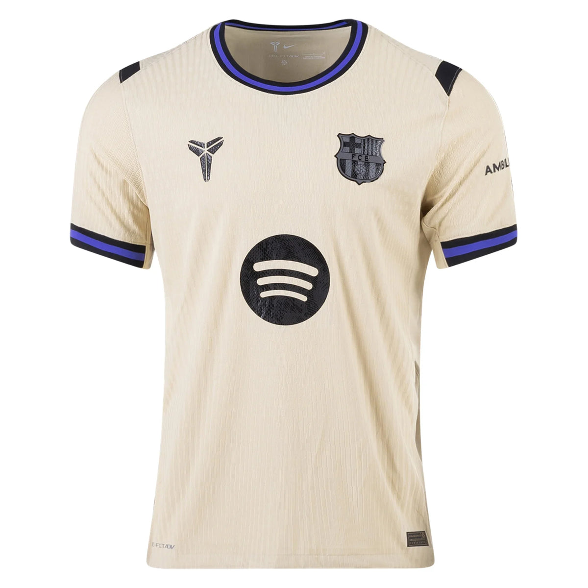 Nike Men's FC Barcelona Authentic Away Jersey (Team Gold/Persian Violet/Black)