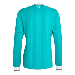 adidas Men's Liverpool FC Long Sleeve 25/26 Third Jersey (Sea Green)