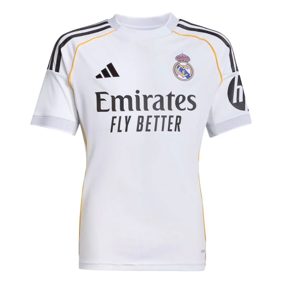 adidas Youth Real Madrid Home Jersey 25/26 (White)