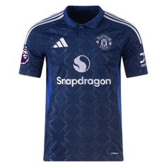 adidas Manchester United Kobbie Mainoo Away Jersey w/ EPL Patch 24/25 (Night Indigo)