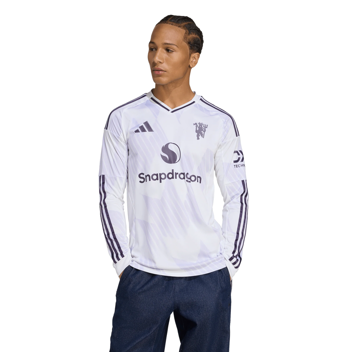 adidas Manchester United 25/26 Long Sleeve Away Jersey