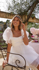 Lakeithia Mini Dress - White