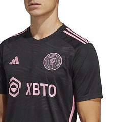 adidas Men's Inter Miami Away Jersey 23/24 (Black/True Pink)