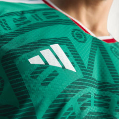adidas Men's Chicharito Mexico Authentic Home 2026 World Cup Jersey (Bold Green)
