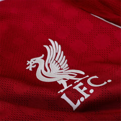 adidas Men's Liverpool FC Authentic Mohamed Salah Home Jersey 25/26 w/ Champions League  Patches (Strawberry Red)
