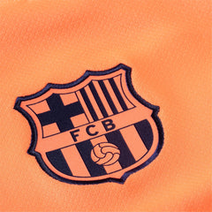 Nike Raphinha Men's FC Barcelona T90 Third Jersey 25/26 w/ Champions League Patches (Mango/Navy)