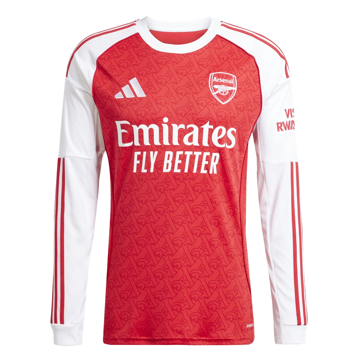adidas Arsenal Long Sleeve Home Jersey 25/26 (Better Scarlet/White)