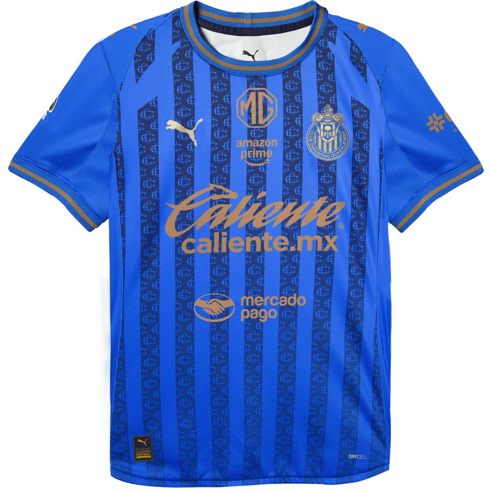 PUMA Men's Chivas Authentic Third Jersey 25/26 (Ultra Blue)