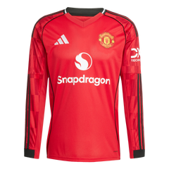 adidas Manchester United 25/26 Long Sleeve Home Jersey