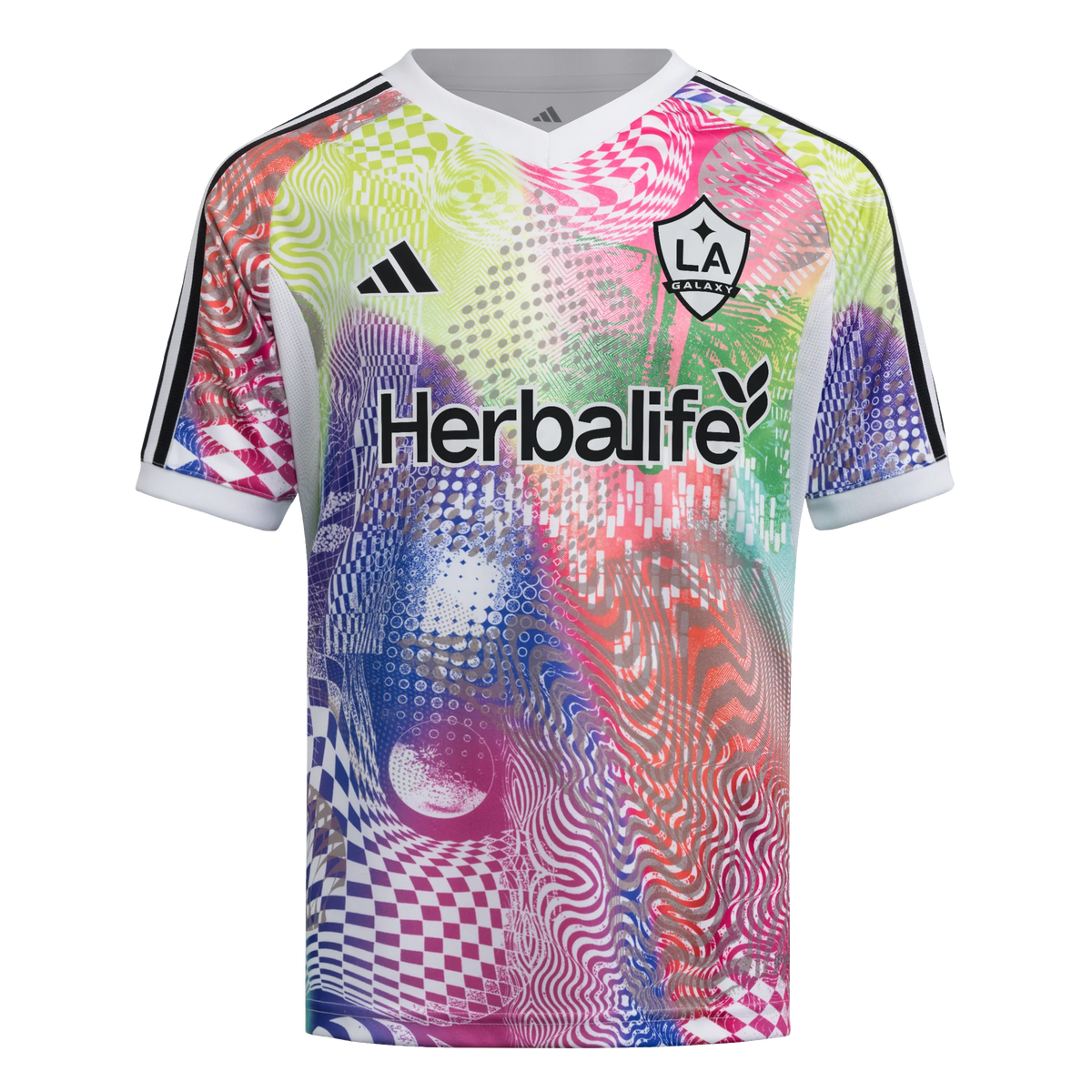 adidas LA Galaxy 2025 Pride Pre‑Match Jersey