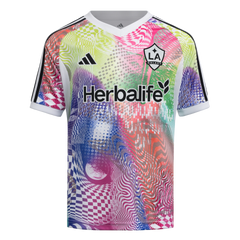 adidas LA Galaxy 2025 Pride Pre‑Match Jersey