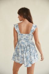 Kaylyn Bustier Button Romper